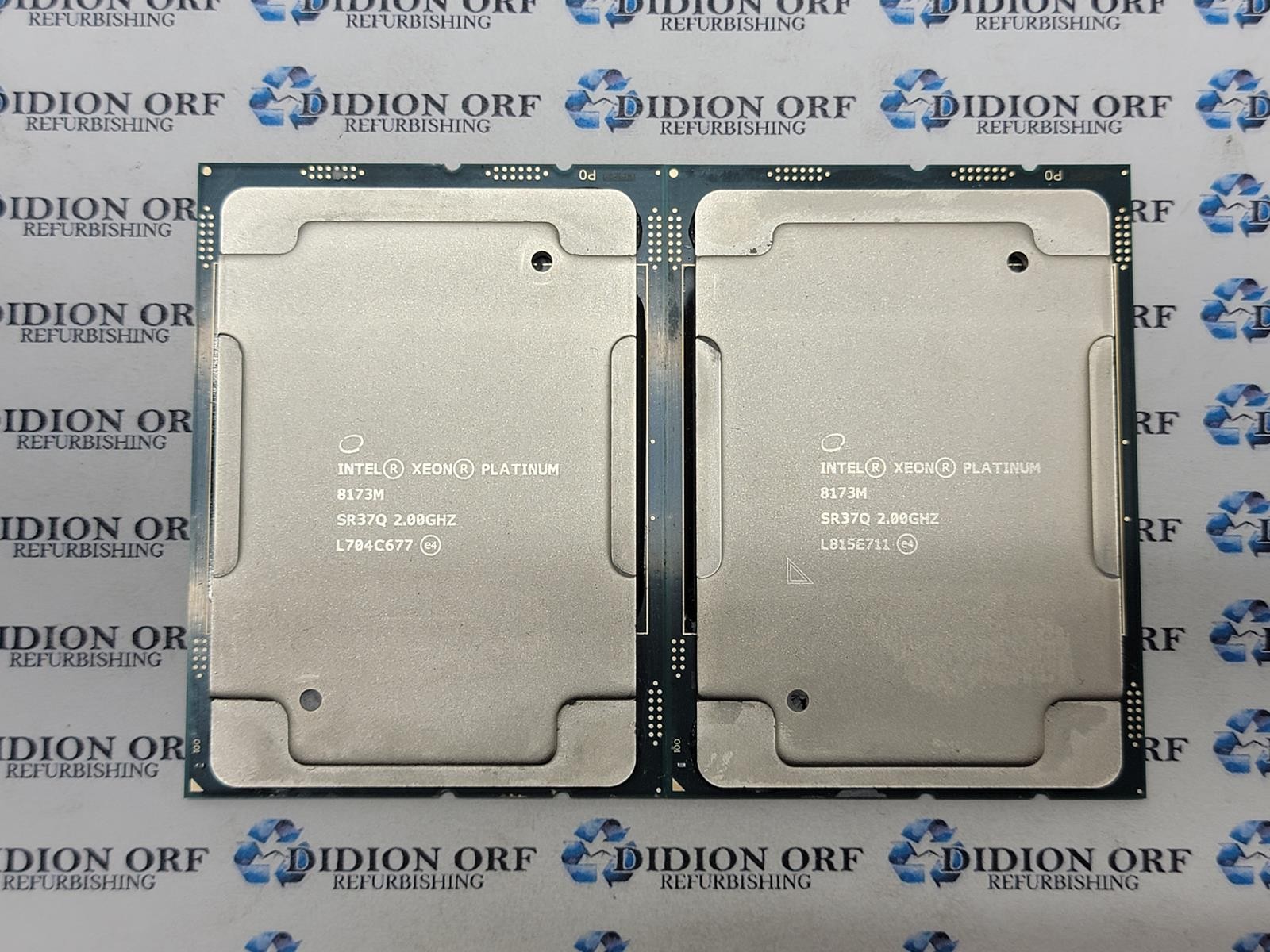 Lot of 2 INTEL Xeon Platinum 8173M SR37Q 2.00GHz 28 Core 165 W Grade A SKU 21782
