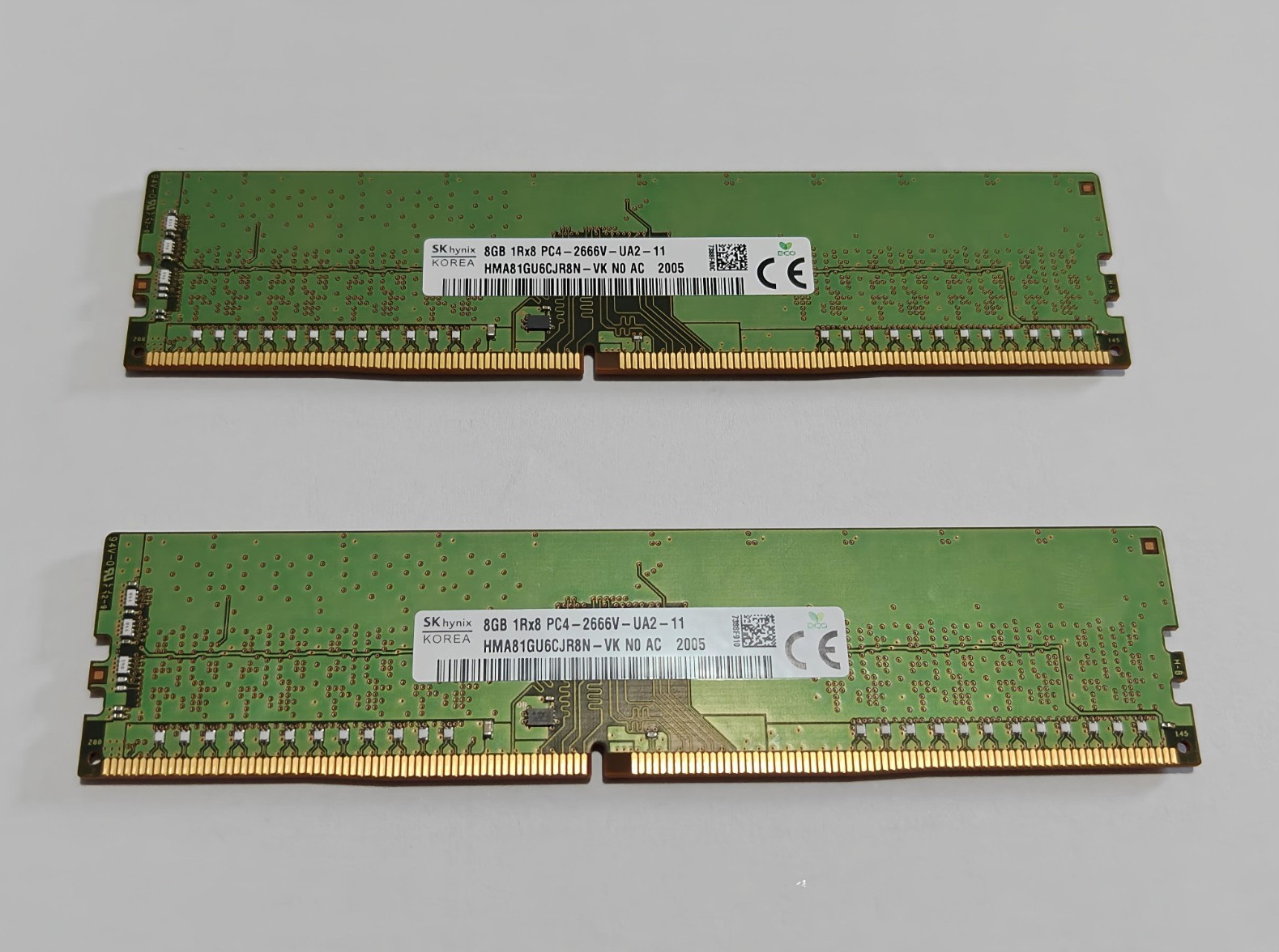 SK hynix 16GB (2x8GB) DDR4 SDRAM DIMM PC4-2666V 288-Pin Non-ECC HMA81GU6CJR8N-VK