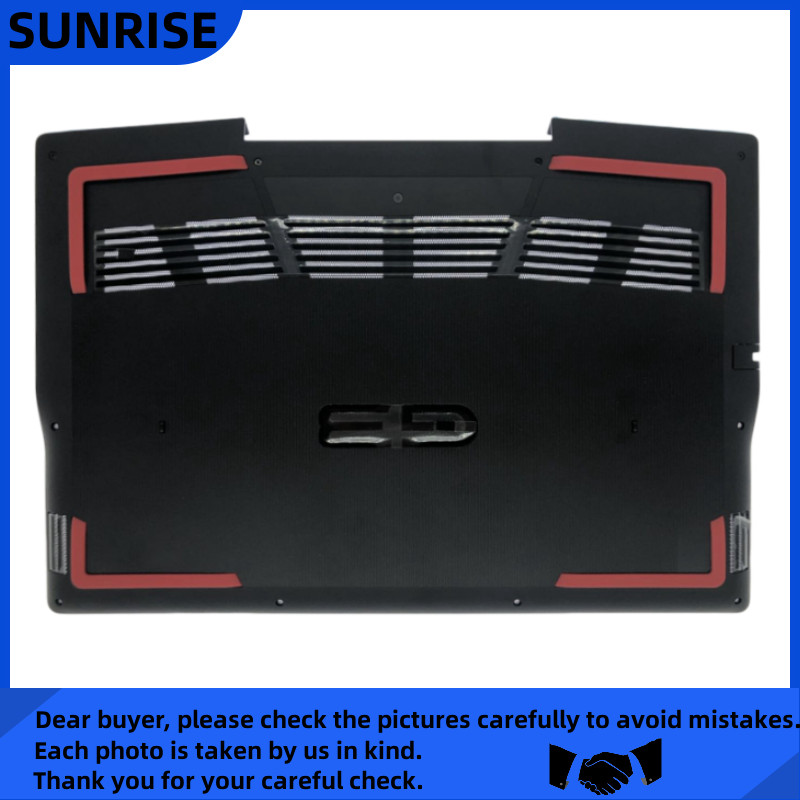 New For Dell G Series G3 15 3590 Upper Case Palmrest Cover & Bottom Base Cover