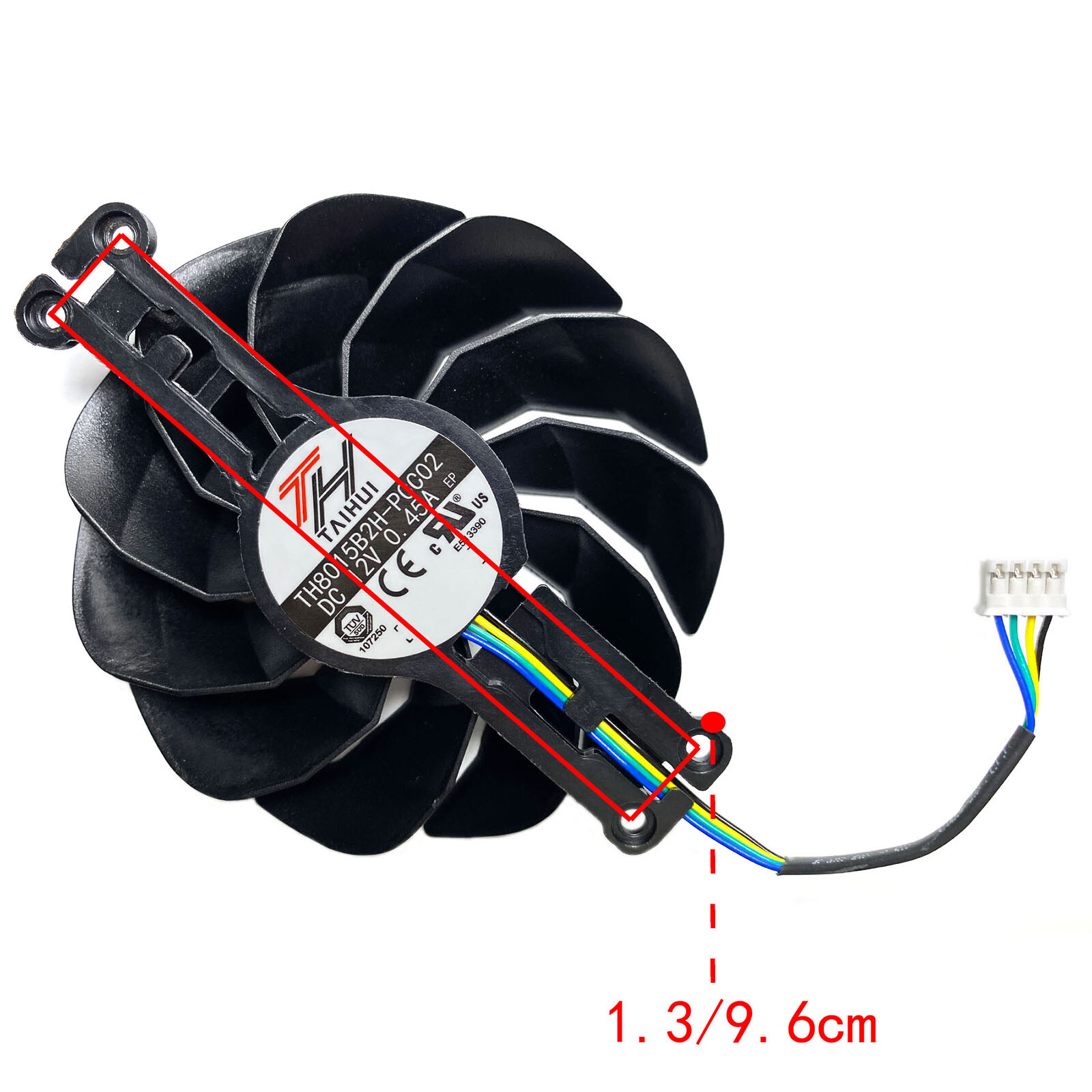 89MM Cooling Fan Graphic Card Cooling Fan for GALAXRTX3060 LHR METALTOP MINI