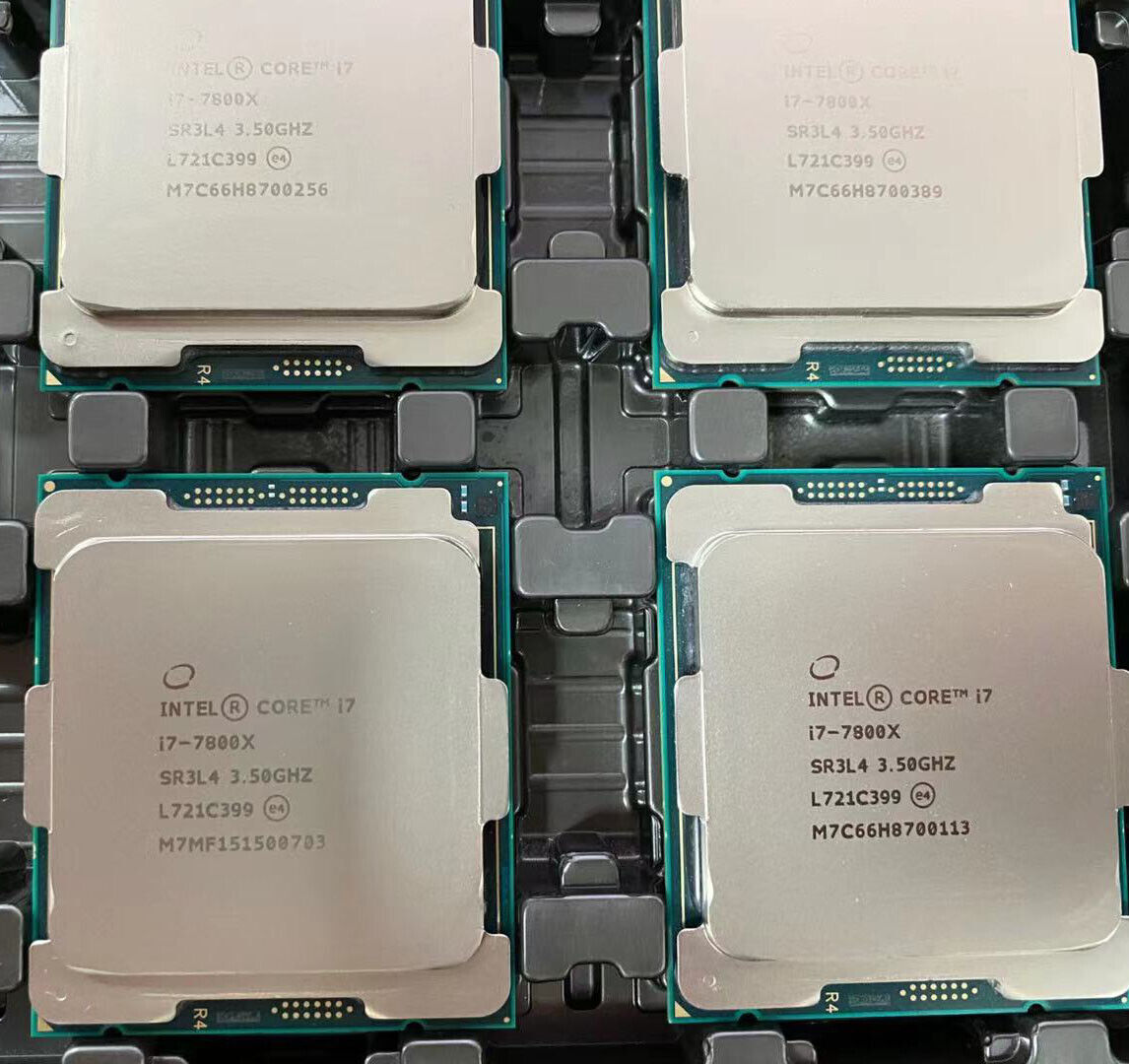 Intel Core i7-7800x CPU Processor sr3nh 3.50ghz 6-Core 8.25mb lga-2066 TDP 140W