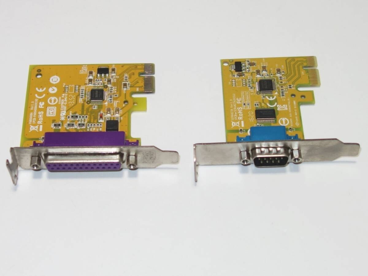 [PCIe Connected] SUNIX PAR6408A + SER6427A [Windows7,8,10,11 32/64bit Compatible