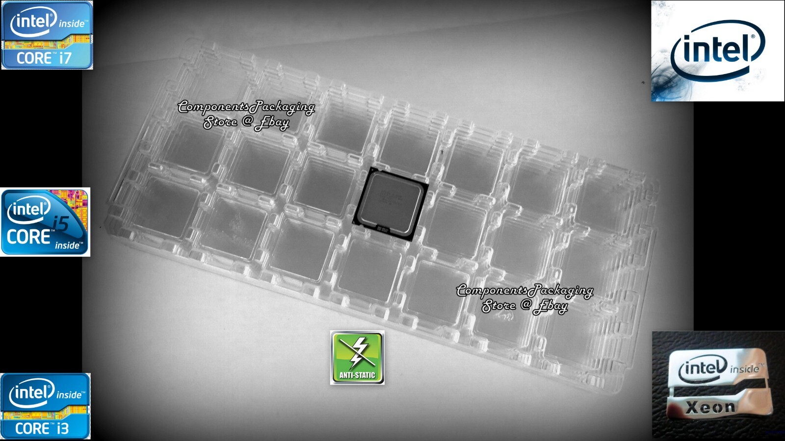 5 Xeon 5000 Series CPU Trays for Socket LGA771 Processors fits up to 105 CPU’s