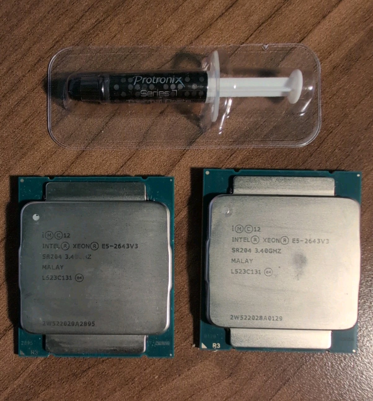 Matched pair Intel Xeon E5-2643 V3 LGA2011-3 3.4GHz 6 Core 20MB 135W CPU SR204