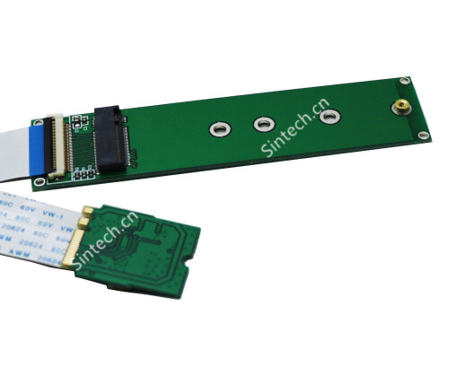 Sintech M.2 (NGFF) NVME SSD to M2 A/E Key WiFi Port with 20cm Cable