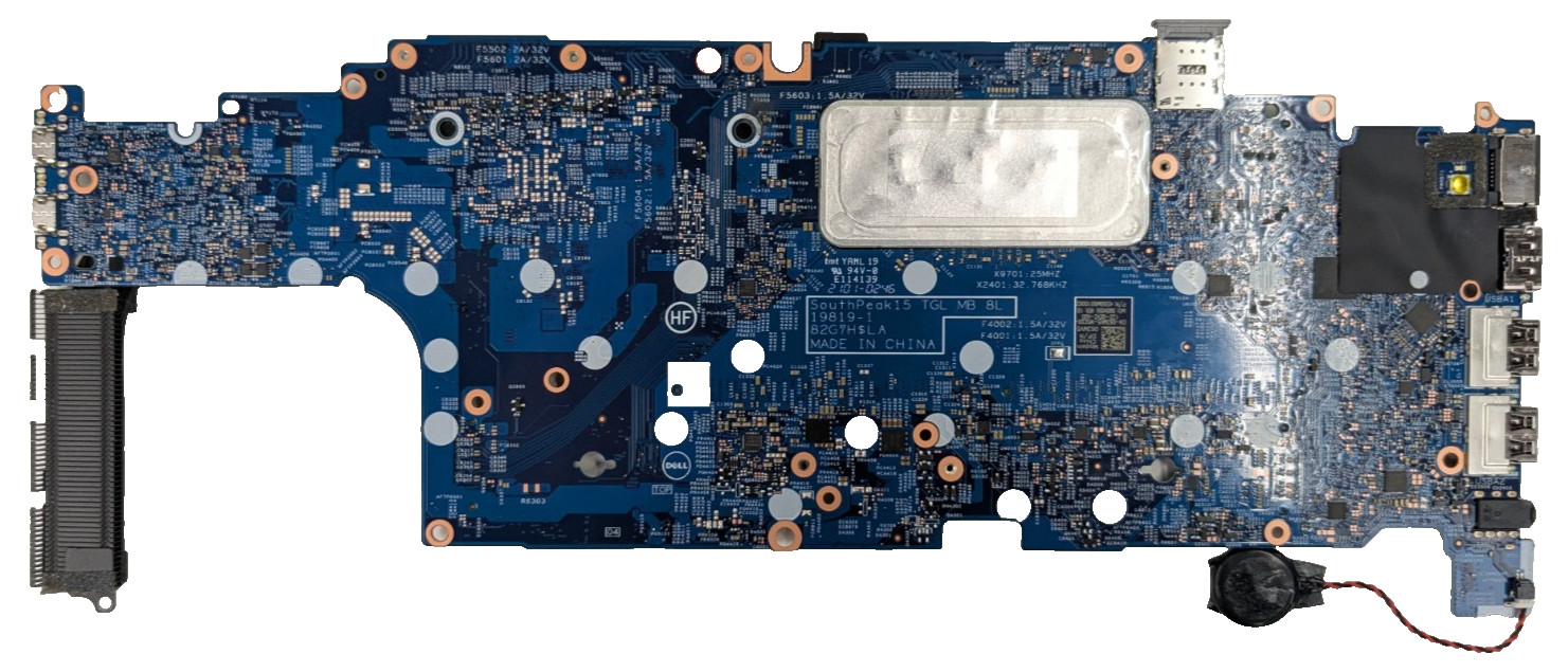 Dell Latitude 5520 Motherboard Quad Core i5-1135G7 CPU 063MV5 Iris Xe Graphics
