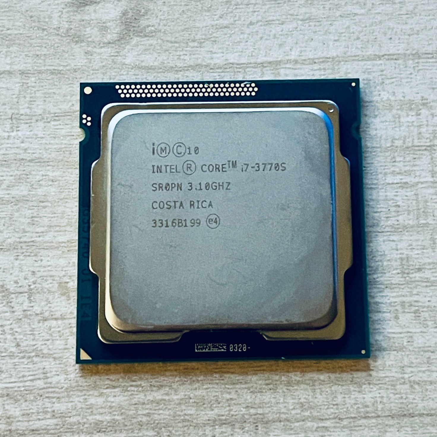 Intel Core i7-3770S 3.10GHz CPU (4 Cores, 8 Threads, LGA 1155) – SR0PN