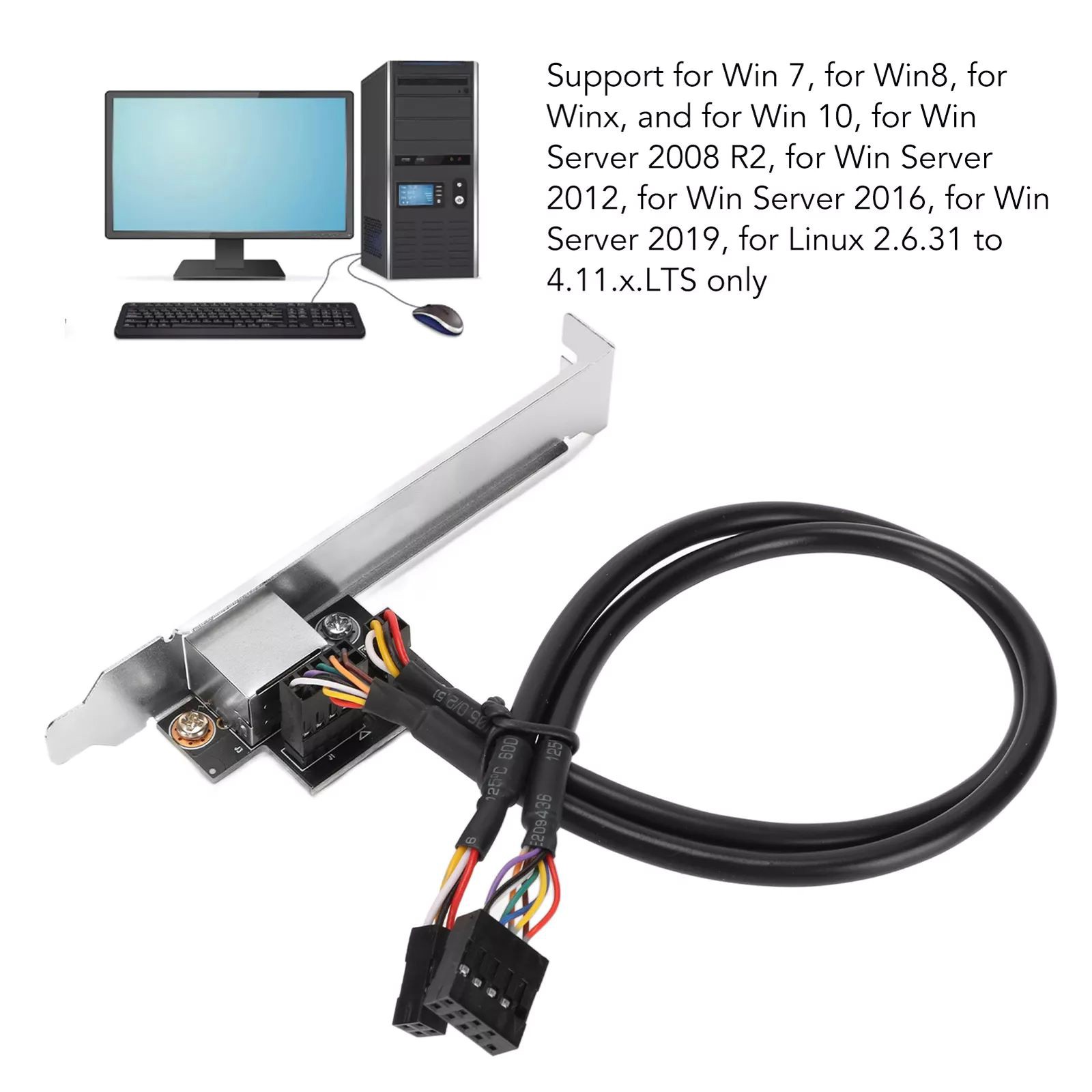 Mini PCI E Gigabit Ethernet Card Free Drive For Realtek RTL8111H 10/100/1000Mbps