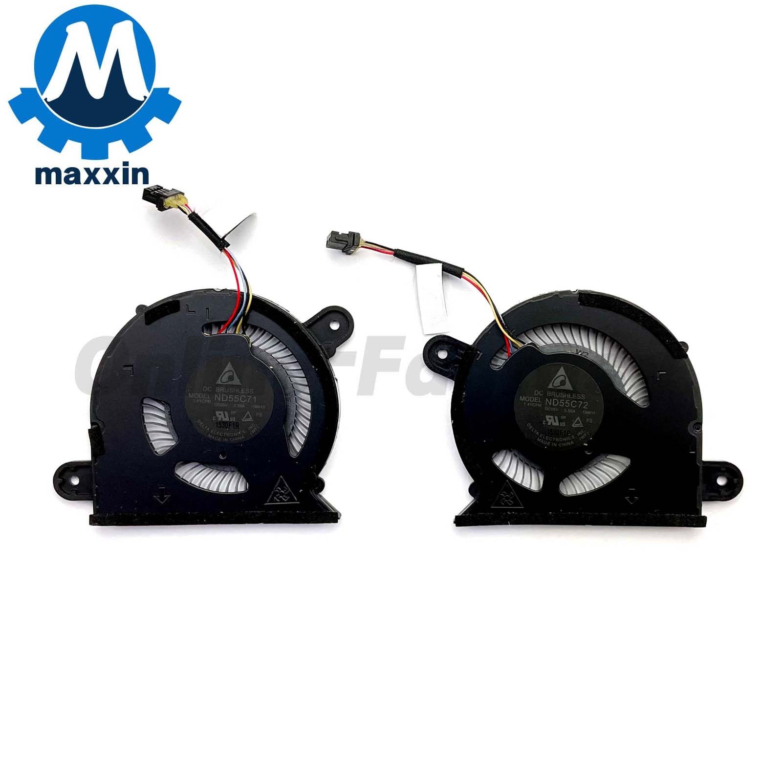 New CPU+GPU Cooling Fan for DELL XPS 13 9300 9310 P117G 0WX28K 0FRK0V WX28K