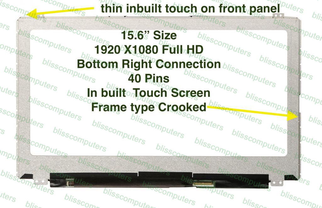 Dell Inspiron 15 7000 15.6″ LED 1920×1080 FHD 40 pin eDP Glossy LCD Digitizer