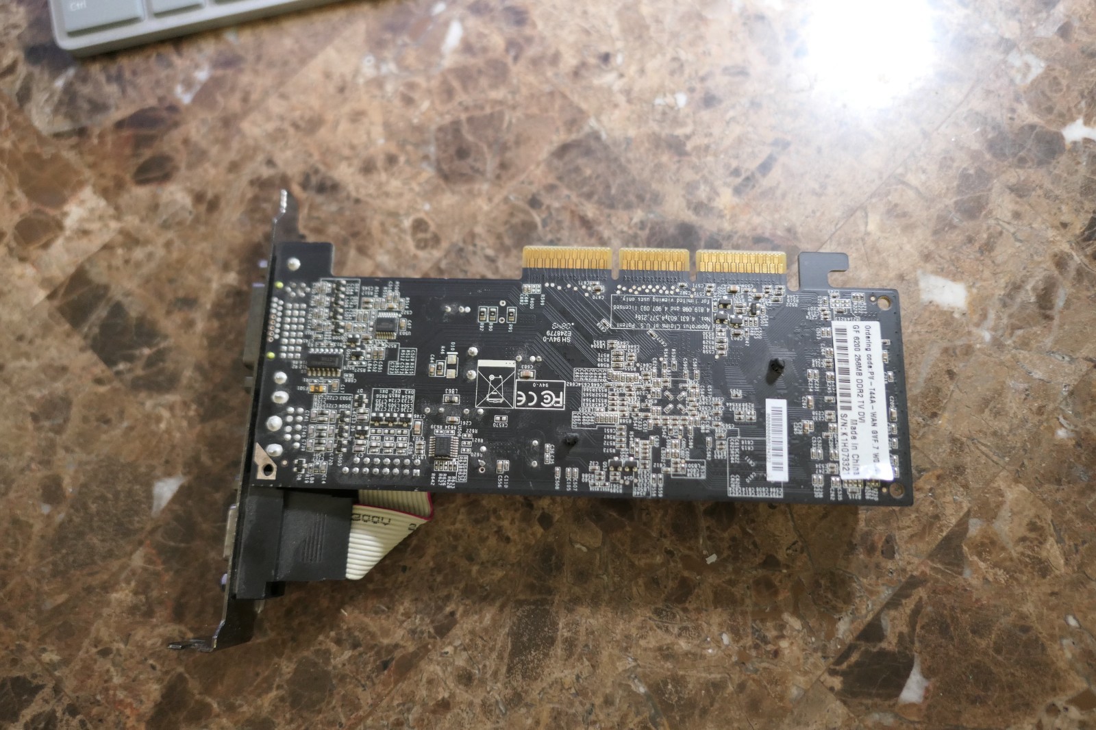 XFX NVIDIA PV-T44A-WANG GeForce 6200 256MB DDR2 GPU Card AGP 8X DVI VGA S-Video
