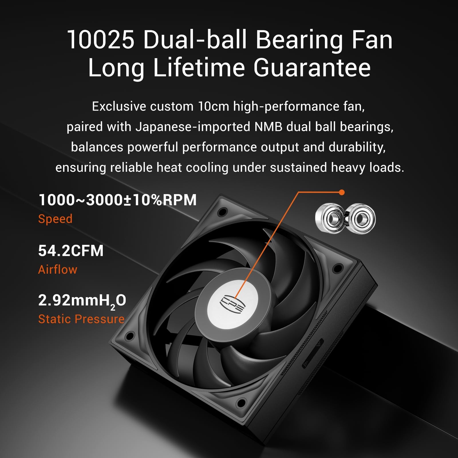 CPU Air Cooler Mini Dual Tower, 6×6mm Heatpipes, 100mm PWM Fan, 115mm Height,…
