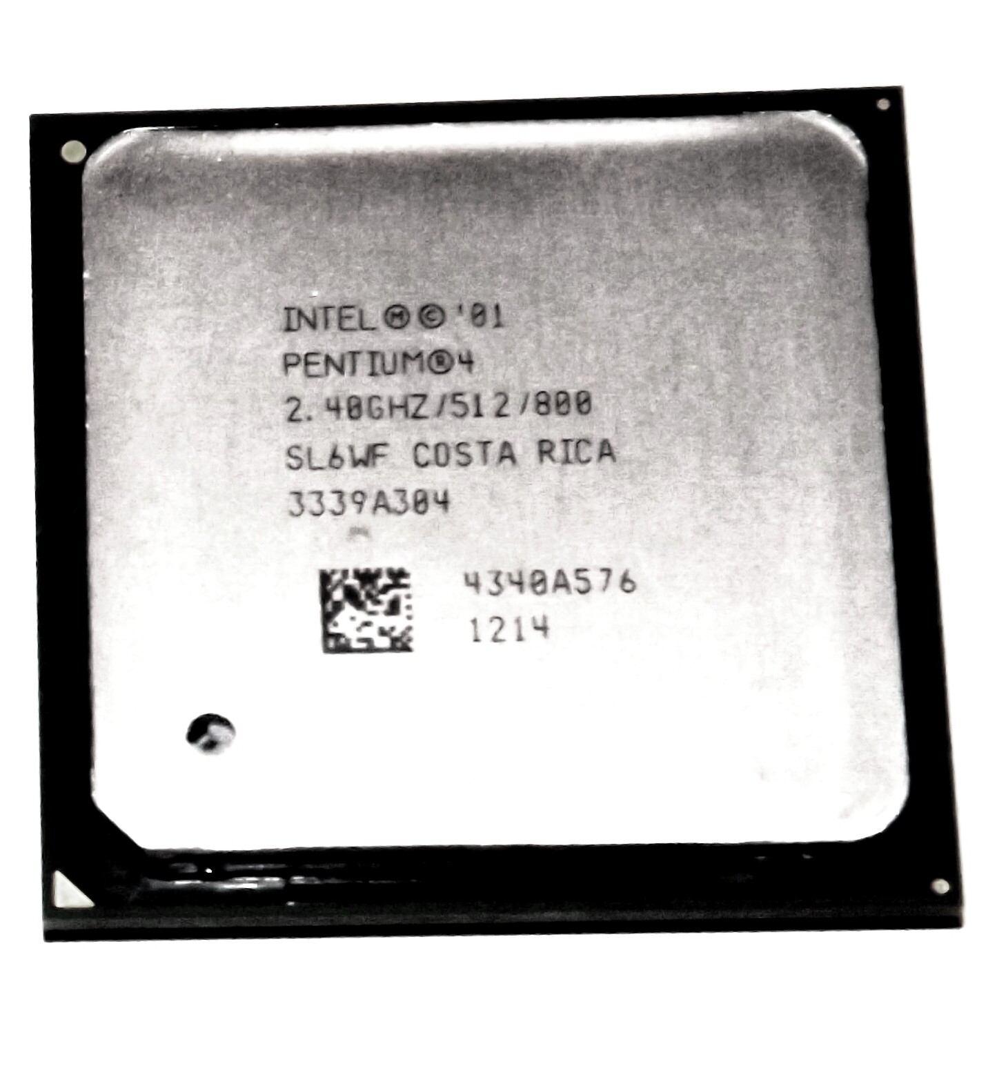 Pentium 4 Socket 478 CPU. 2.4 GHz 512K Cache 800 MHz Bus +Silver HS Compound