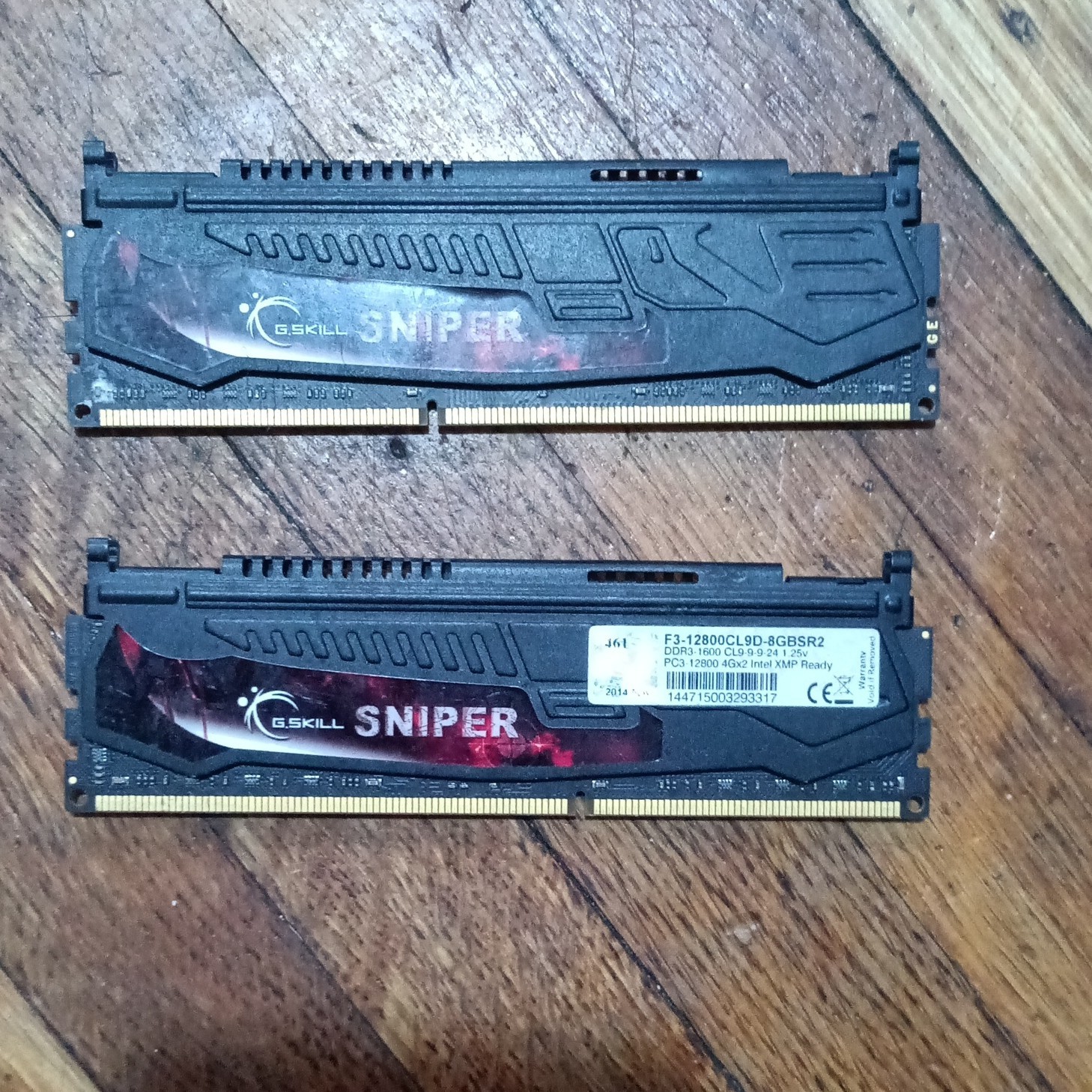 G.SKILL SNIPER DDR3-1600 8GB (2x4GB) DIMM RAM Intel XMP Ready