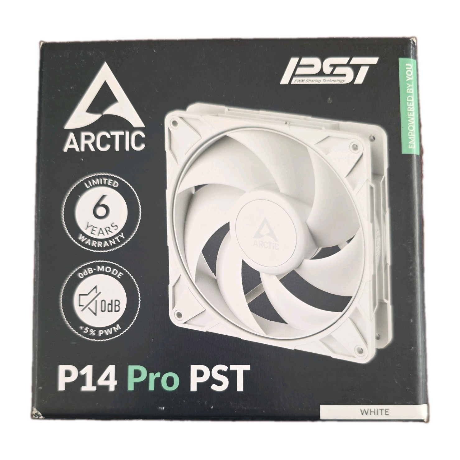 ARCTIC P14 Pro PST white Case Fan PC Cooler Premium Silent 14cm
