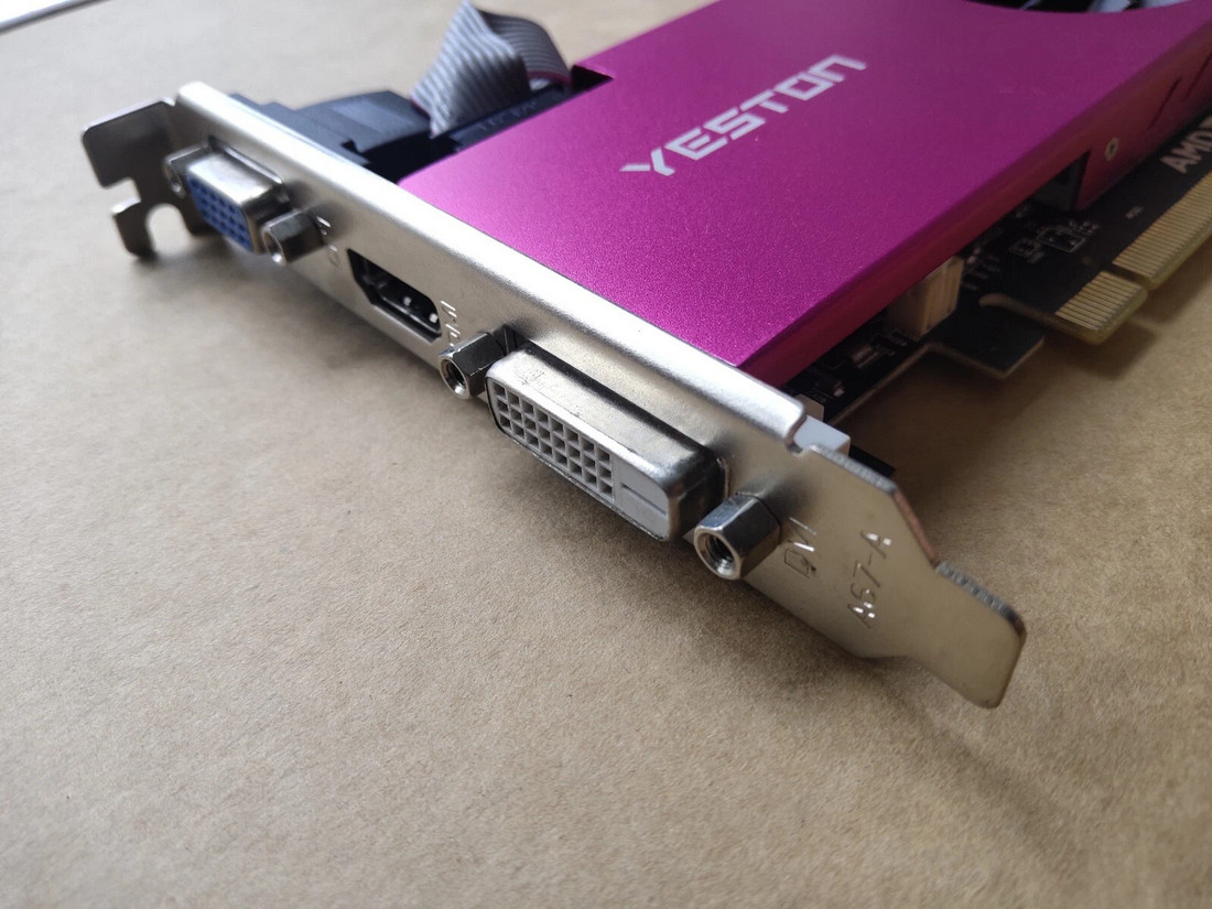 YESTON AMD Radeon RX550 4G D5 LP Graphics Card Video Card DVI HDMI VGA