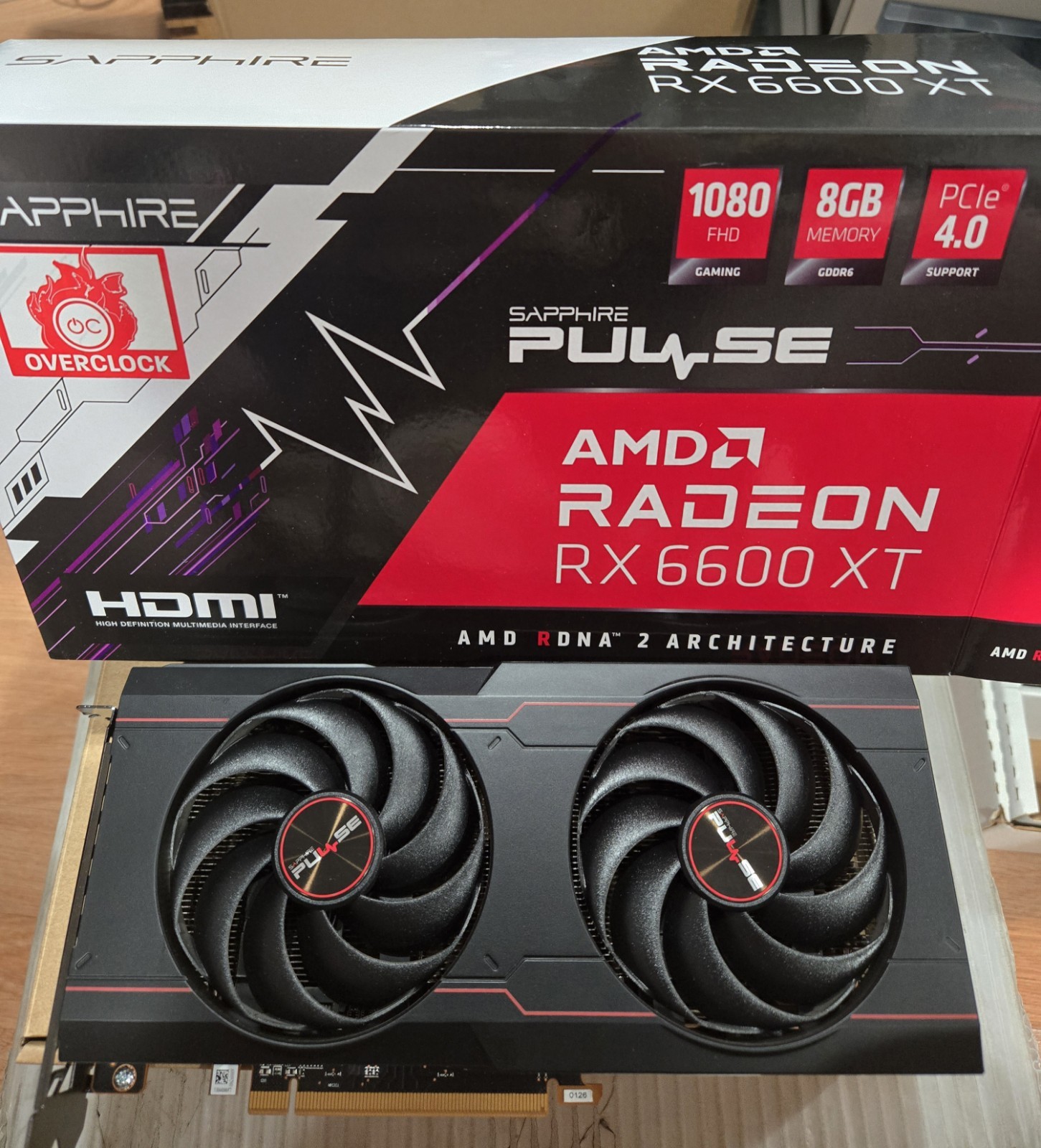 SAPPHIRE PULSE AMD Radeon RX 6600 XT GDDR6 8GB Graphics Card
