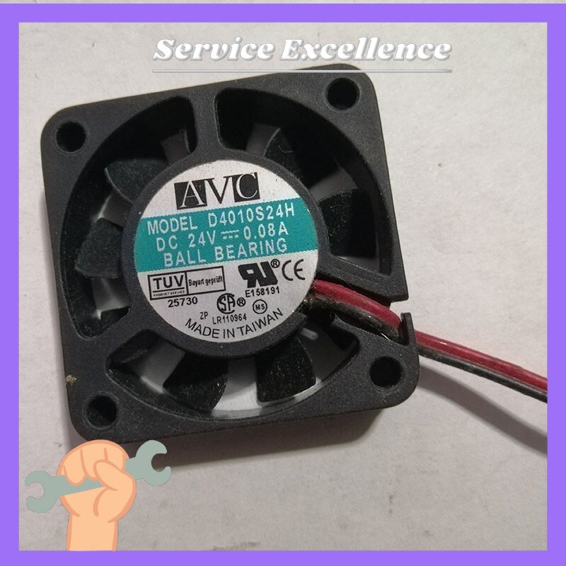 One Brand AVC D4010S24H Fan DC 24V 0.08A Fast Shipping 2-Pin 40x40x10mm