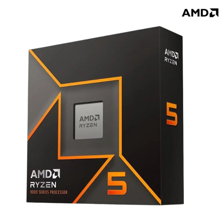 AMD Ryzen 5 9600X Processor (Zen 5) 6-Core 3.9GHz AM5 65W CPU 100-100001405WOF