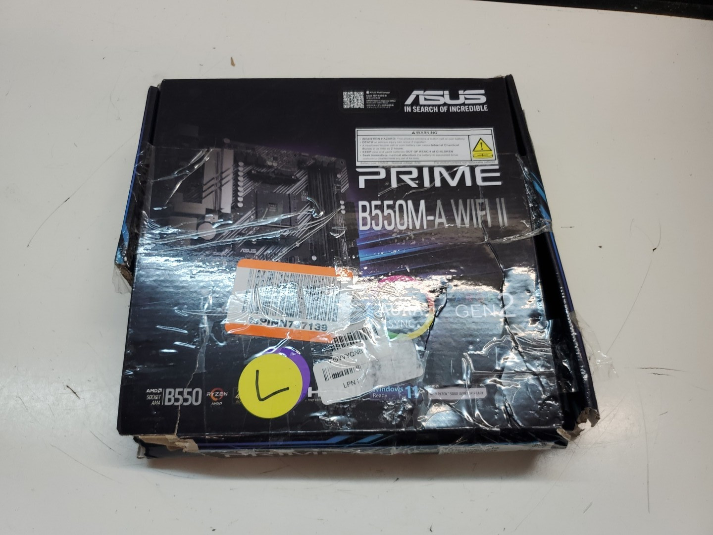 ASUS Prime B550M-A WiFi II AMD Micro ATX Motherboard UNTESTED PARTS/REPIARS