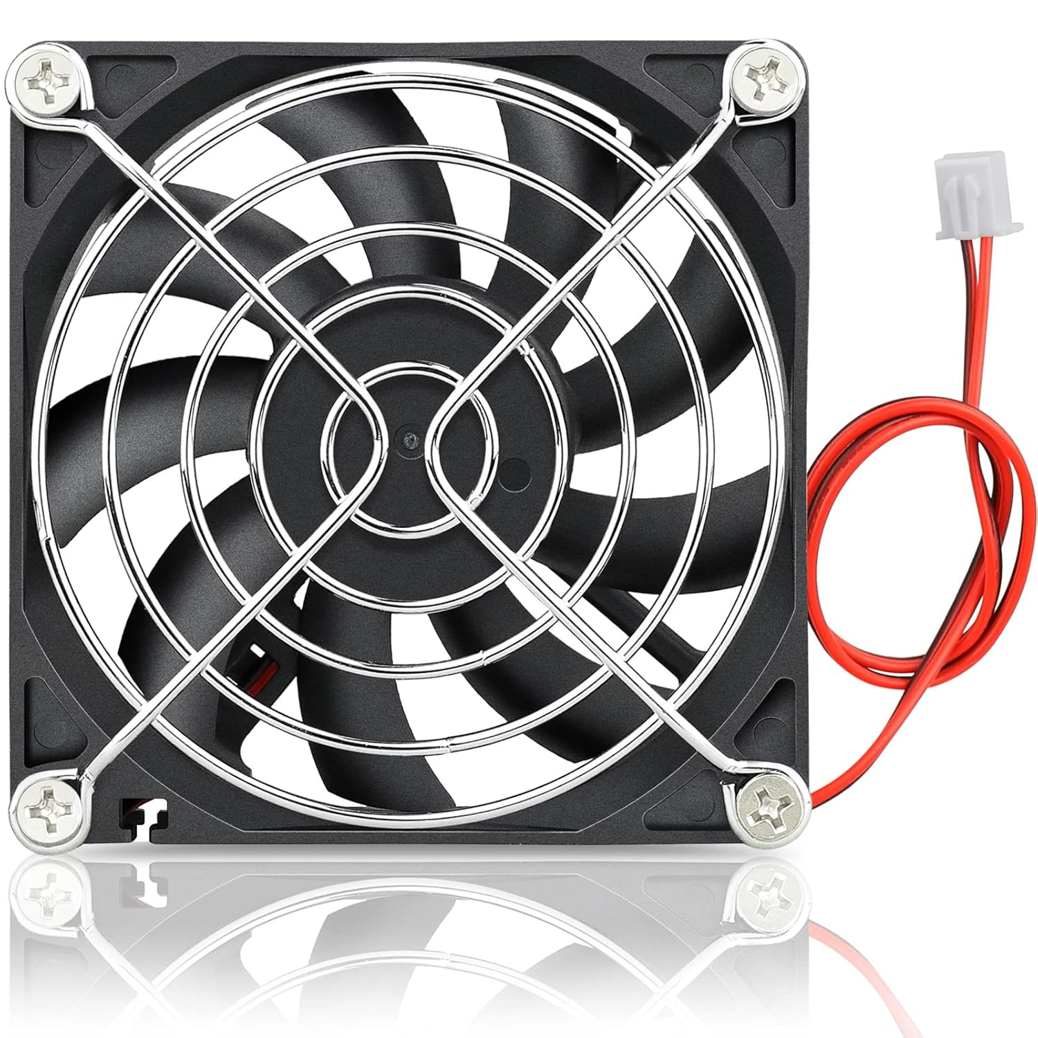 24V DC Brushless Cooling Fan, 80mm Sleeve Bearing, 80x80x15mm