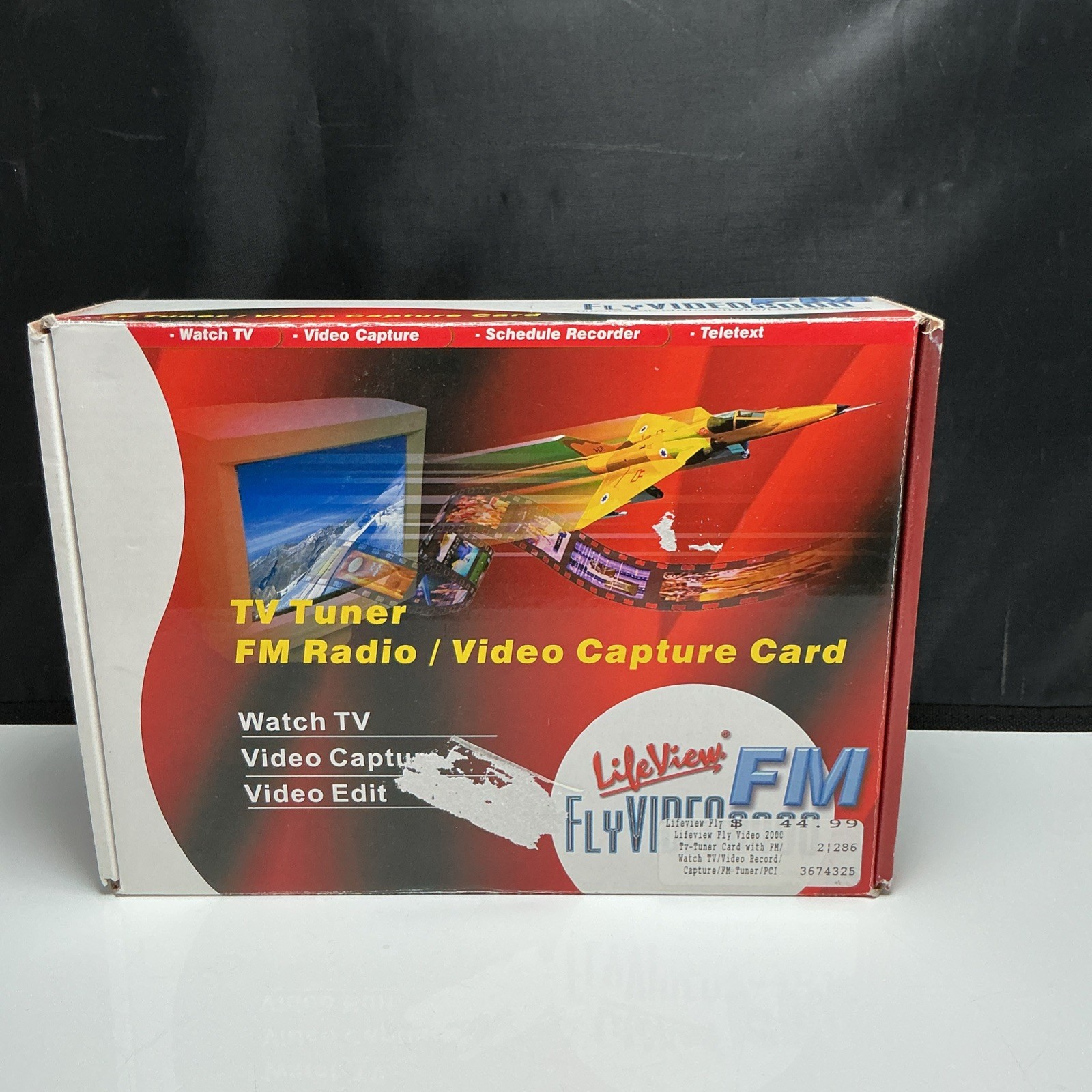 LifeView FlyVideo 2000 FM TV Tuner PCI Video Capture Card CIB Retro Vintage PC