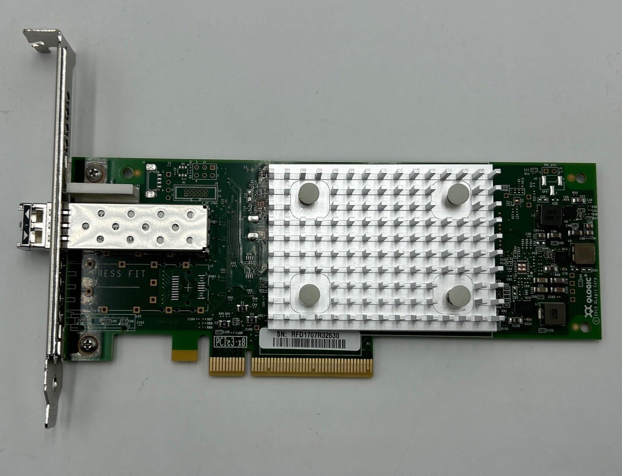 Lenovo QLE2690 -LNV Single Port 16GB FC HBA Card /w FTLF8529P3BCV-QL 16GB FC SFP