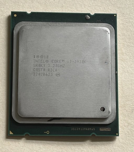 3rd Gen Intel Core i7-3930K LGA2011 CPU Processor 3.2Ghz 6Core 12Thread 12MB