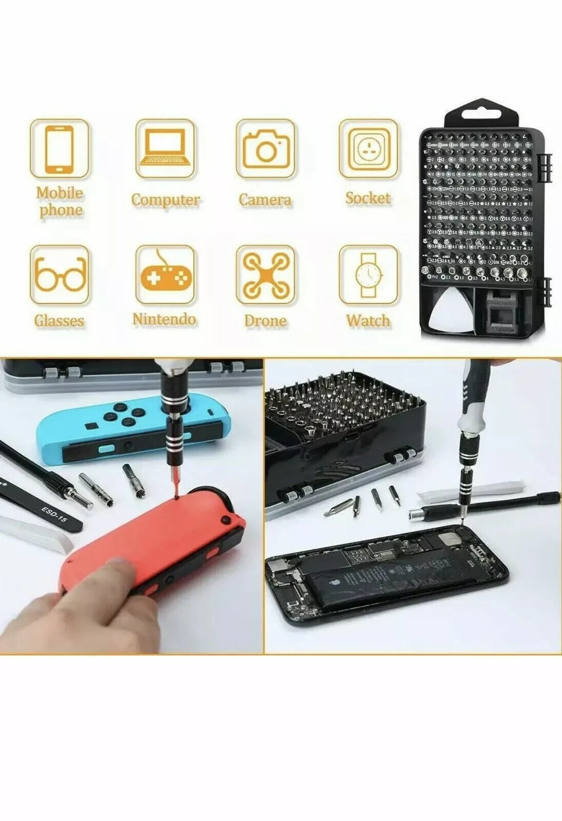 Screwdriver Set Tool Kit Repair For MacBook ,Laptop, PC iMac Mac Mini iPad iPod