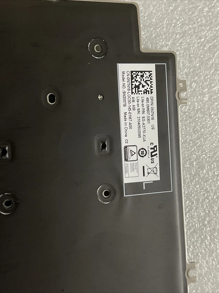 Dell Latitude 5520 5530 5540 Precision 3560 7670 Keyboard RHGTP 0RHGTP K2
