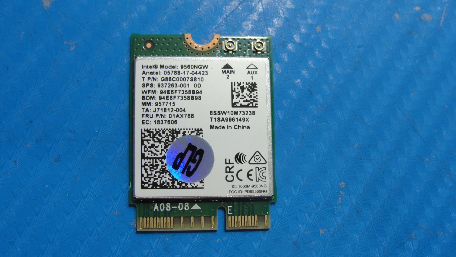 Lenovo ThinkBook 14S-IWL 14″ Wireless WiFi Card 01AX768 9560NGW