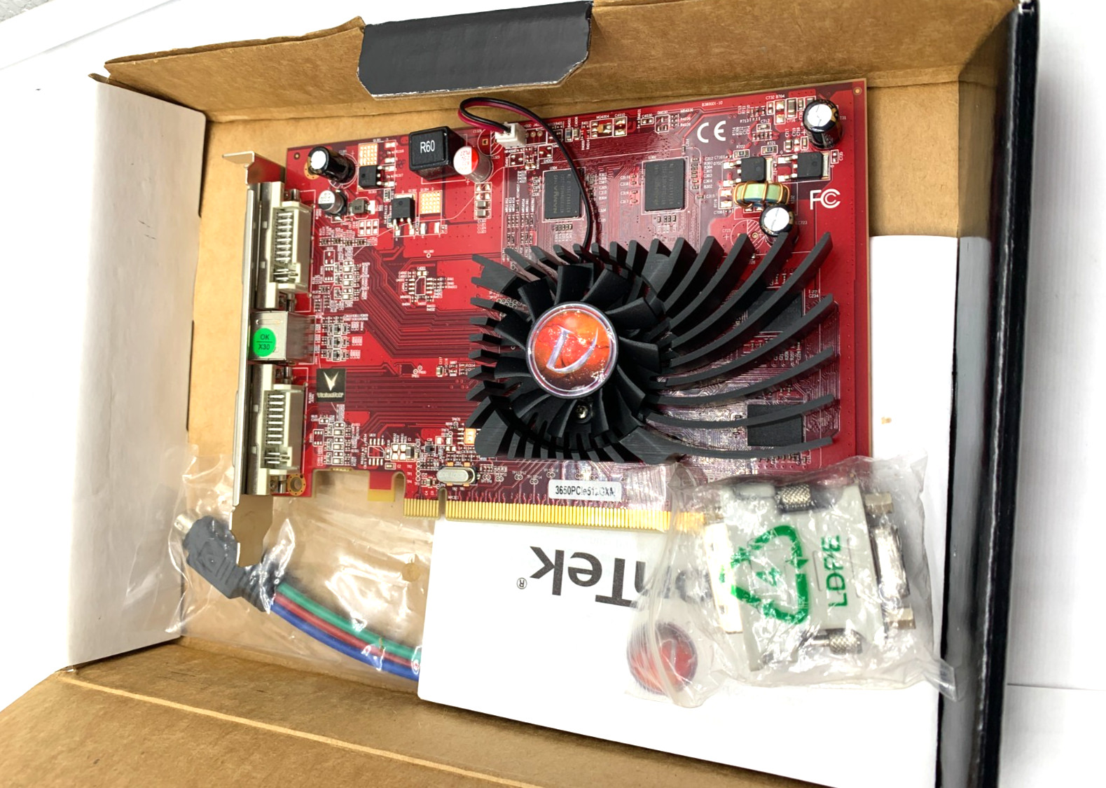 Visiontek ATI Radeon 3650 – 512MB – PCIe Graphics Card – With Extras