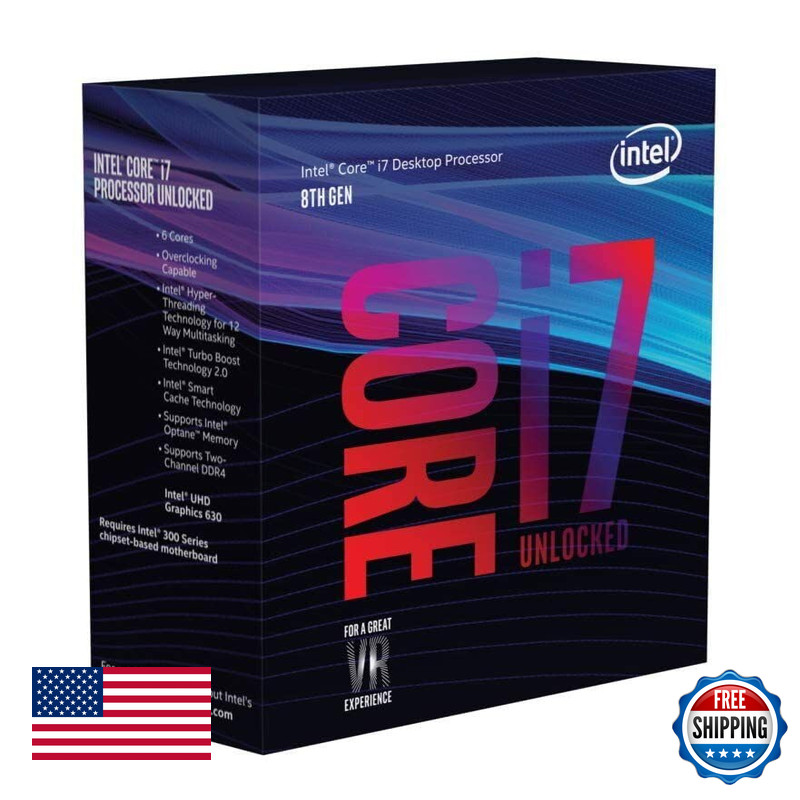 Intel Core I7-8700K Desktop Processor 6 Cores Up To 4.7Ghz Turbo Unlocked
