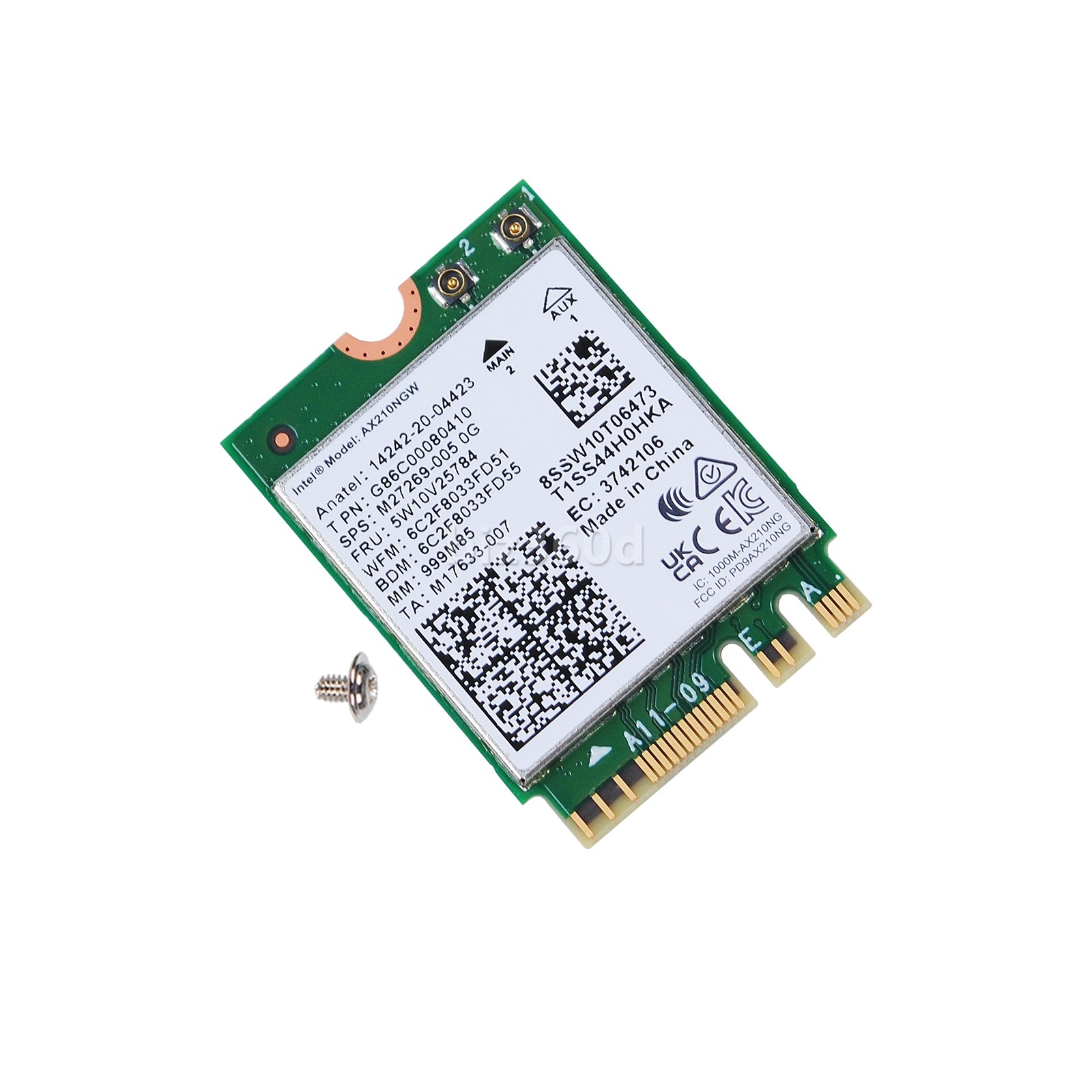 5W10V25784 For Intel WiFi 6E AX210 M.2 2230 2X2 Bluetooth NO VPRO AX210.NGWG.NV