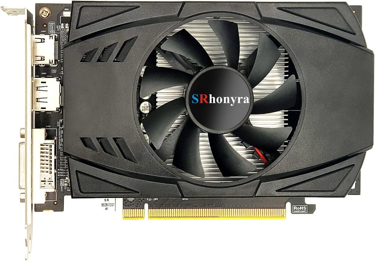 RX 550 4GB Graphics Card GDDR5 128-Bit PCIe 3.0 x8 DisplayPort, HDMI, DVI Output