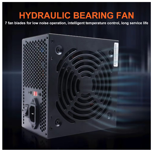 700W PC PSU Power Supply unit Black Gaming Quiet 120mm Fan 24pin 12V
