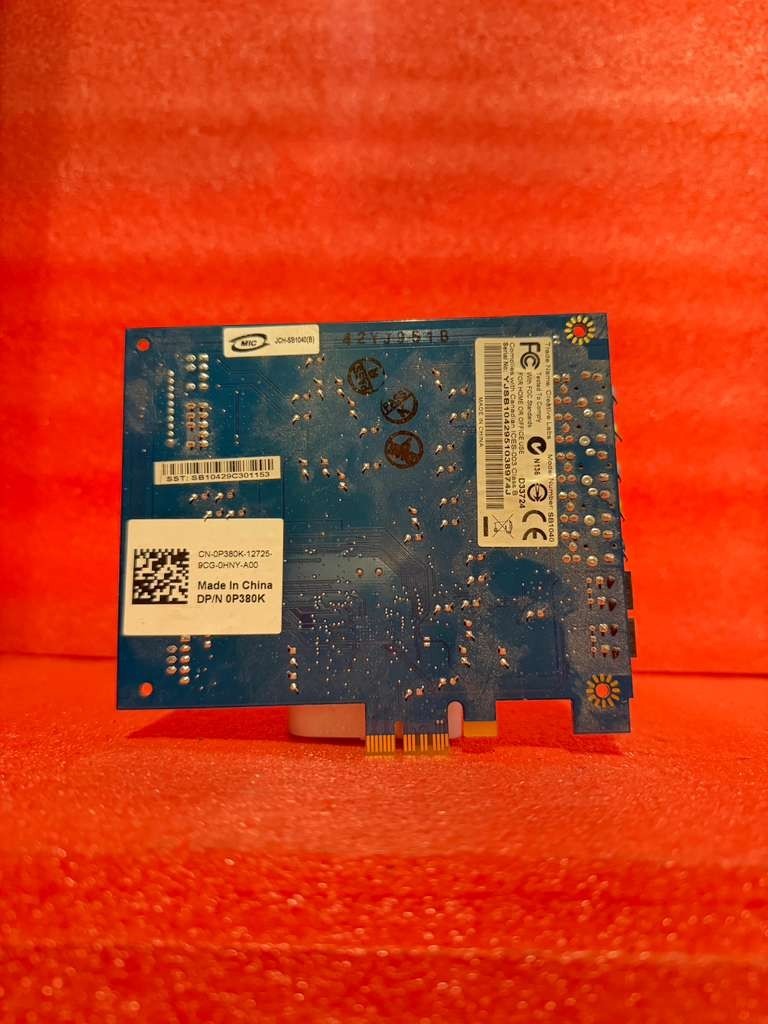 Creative Sound Blaster X-Fi Xtreme Audio SB1040 PCIe Sound Card 7.1 (No Bracket)