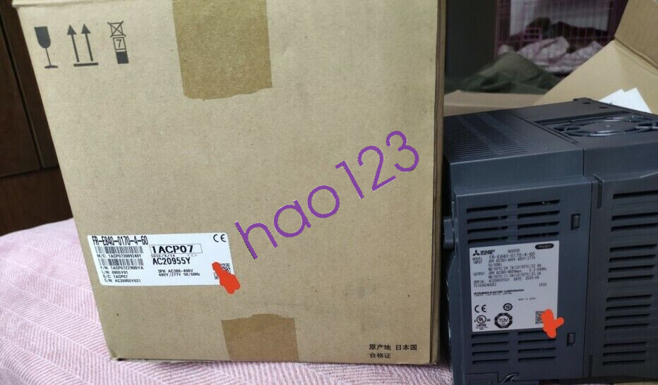 Mitsubishi New In Box FR-E840-0170-4-60 380V 7.5KW Inverte FAST SHIP DHL/FedEx
