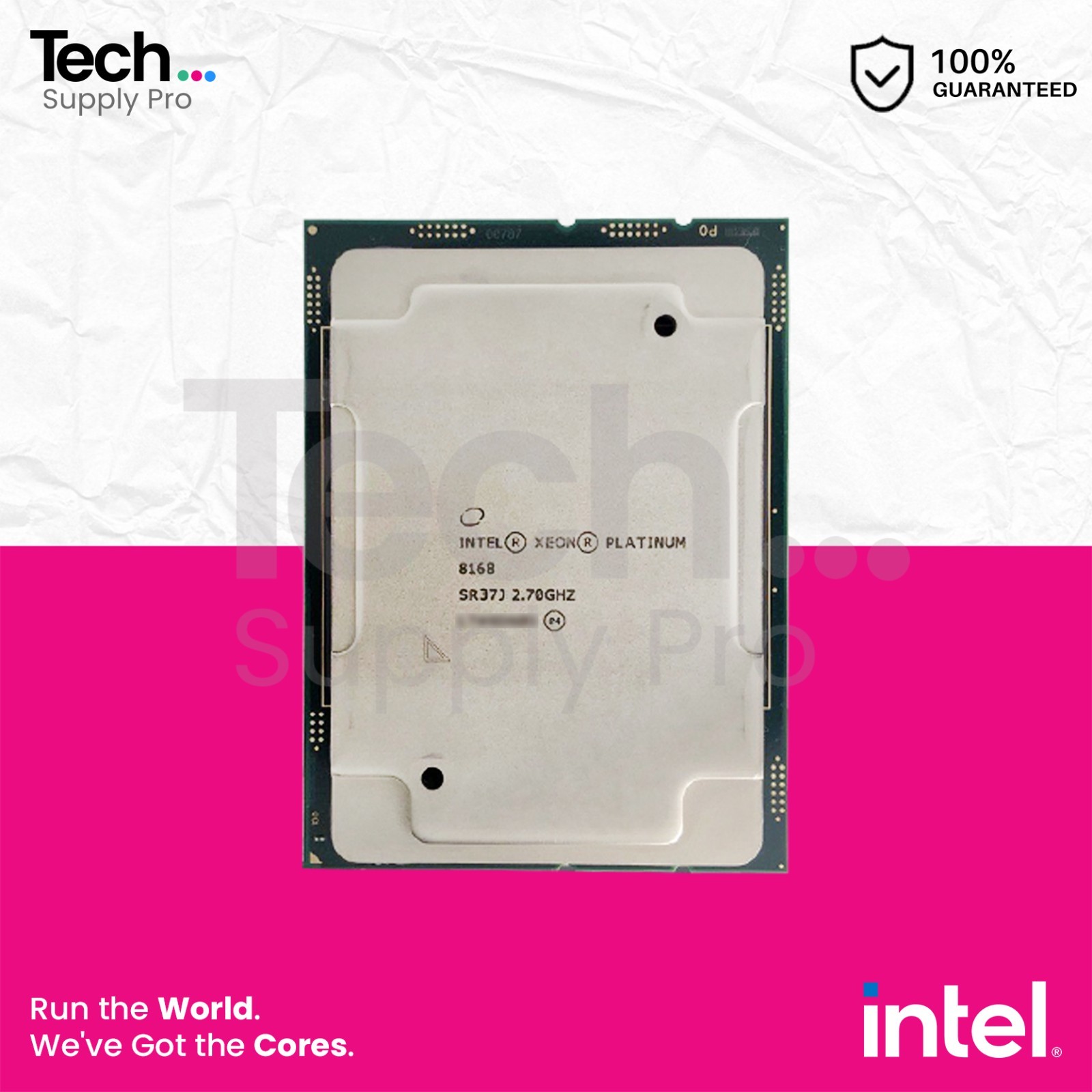 SR37J Intel Xeon Platinum 8168 24-Core 2.70GHz 33MB 205W FCLGA3647 Processor