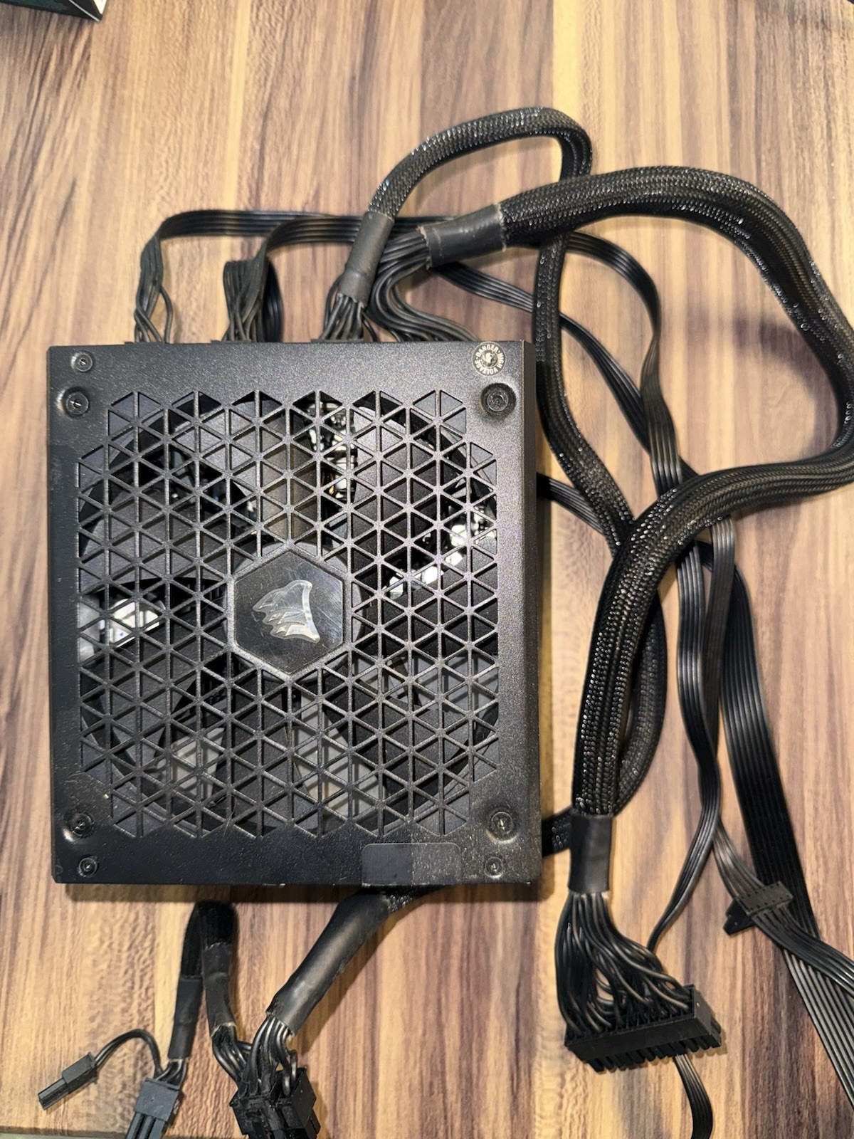Corsair RM750 750W ATX Modular Power Supply, 24 Pin, PCIe, 1 Fan, Black