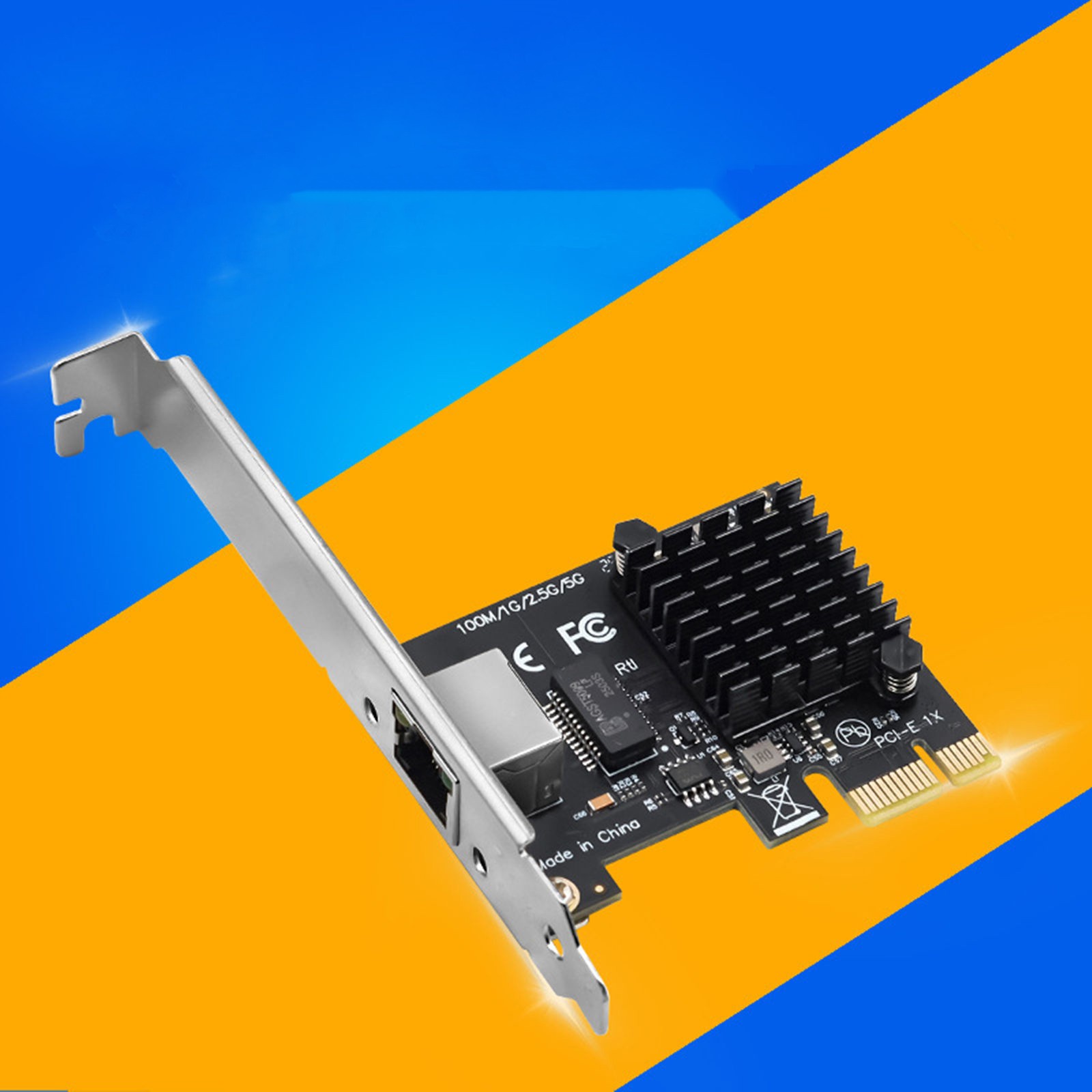 5Gbps PCIe Ethernet LAN Card with RTL8126 Controller RJ45 5G Adapter 5GBASE-T