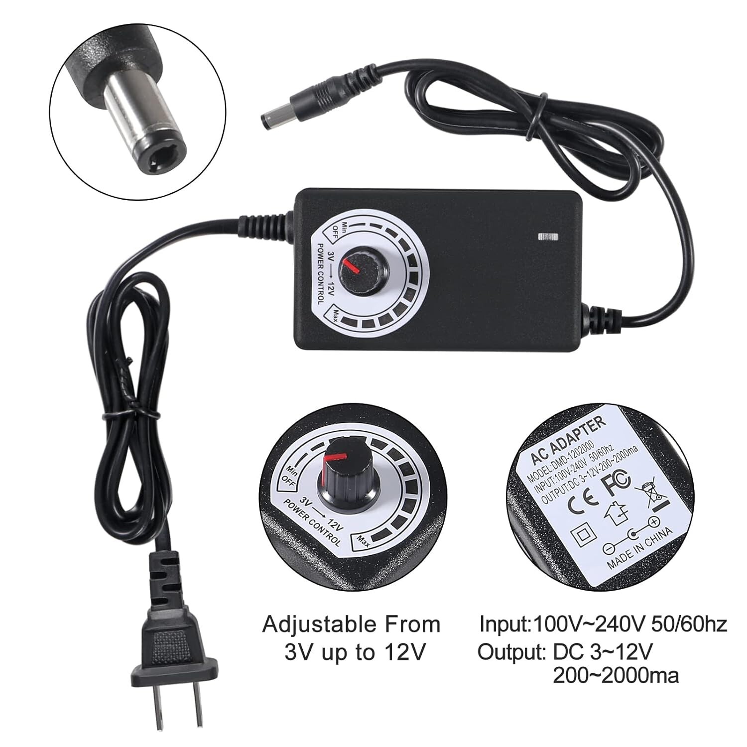 Ac 25mm 220v Powered Controller 110v Cooling Speed Fan 120mm 3v 12v 2fan Pcs120m