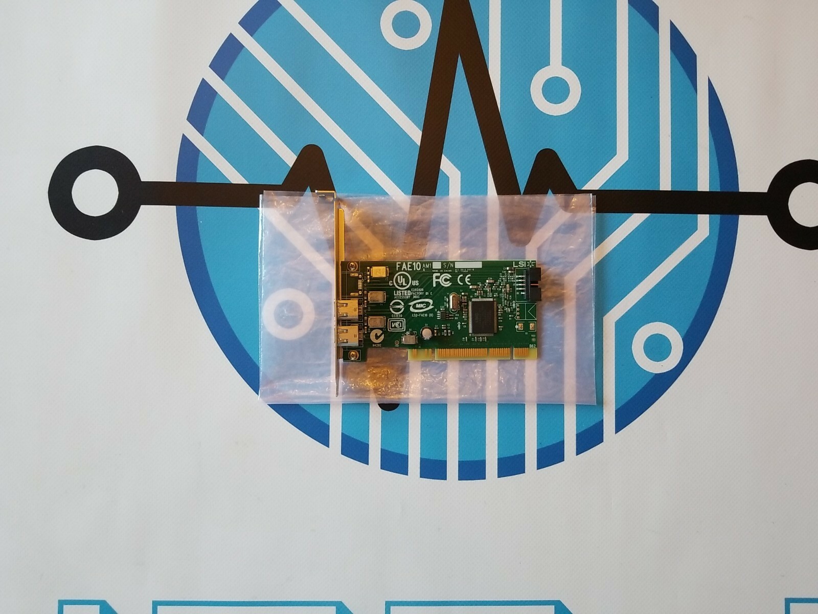 Genuine Dell 0H924H Dual Port IEEE-1394 PCI Firewire Card LS2-FAE10 E252809