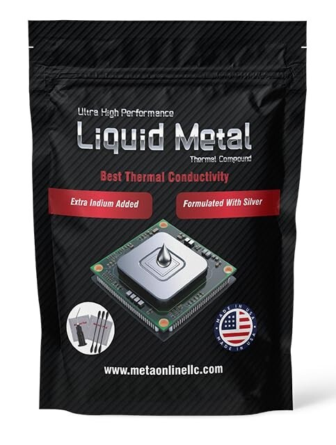 1.5 Grams Liquid metal thermal paste for PS5 – PC- GPU 130W/m’K Made in USA