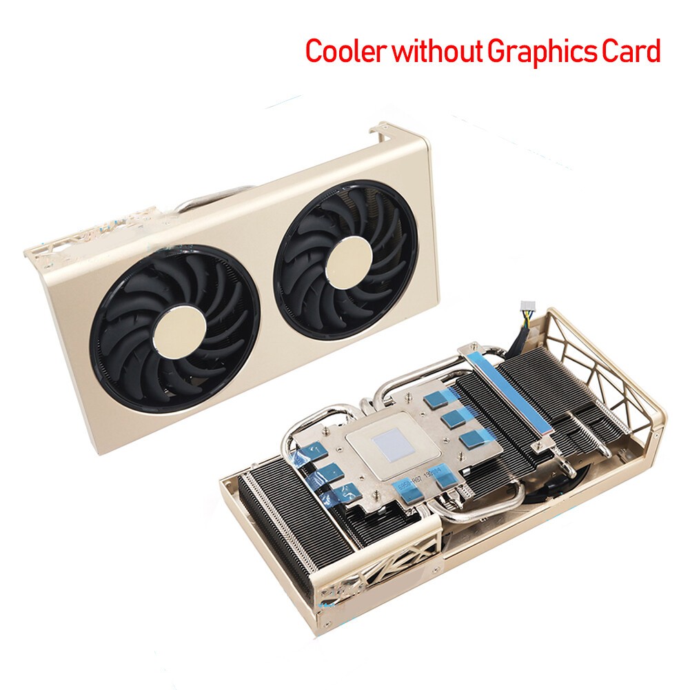 RX5700/5700XT EVOKE/MECH 4-Heat Pipes Graphics Card Cooler 54mm for MSI 8GB Repl