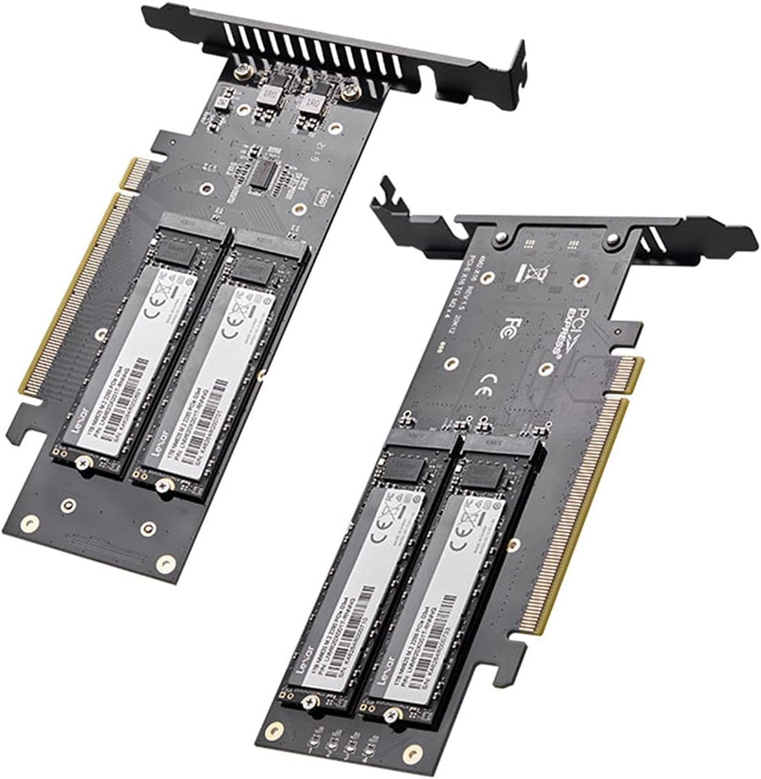 JEYI Quad NVMe PCIe 4.0 X16 Expansion Card. Bifurcation Required