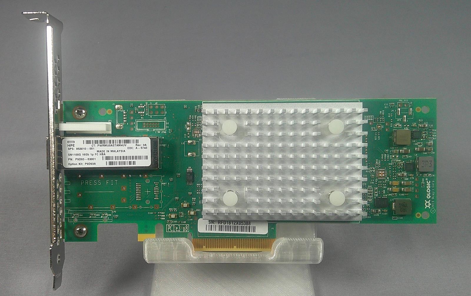 HP 853010-001 StoreFabric SN1100Q 16Gb 1-Port Fibre Channel HBA **Used Good**