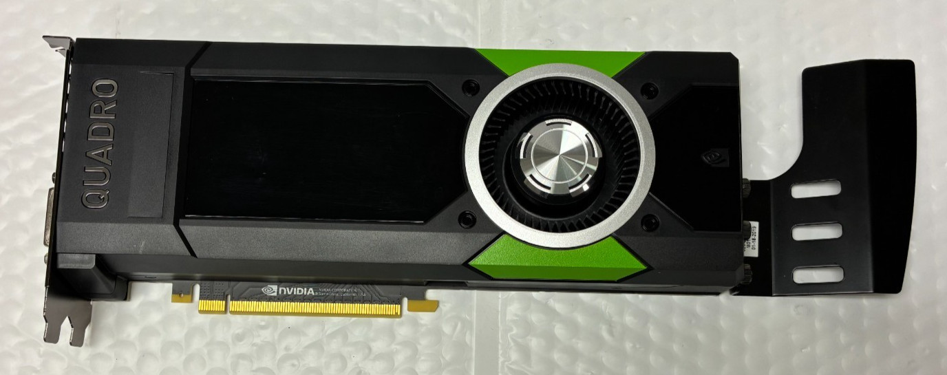 HP NVidia Quadro P5000 GDDR5X – 4 x DP – DVI 256bit Graphics Card VCQP5000-PB 16