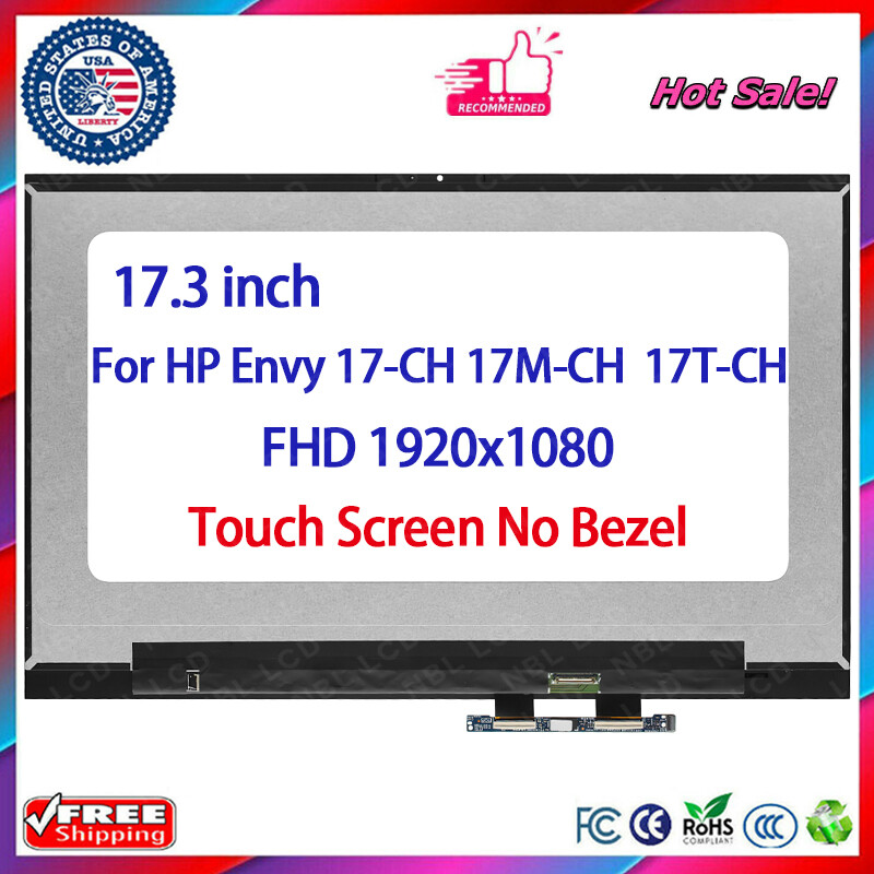 For HP ENVY 17M-CH0013DX 17M-CH1013DX LCD Touchscreen Display Assembly 17.3″ FHD