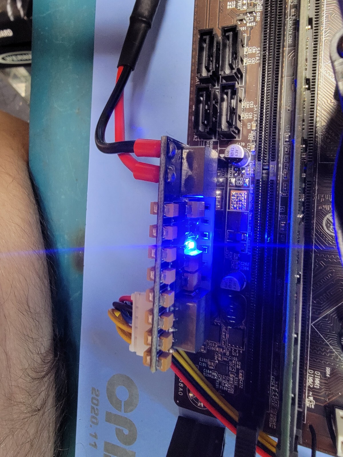 250W PICO ATX12v 24pin PSU PCIe 6PIN Server PSU Breakout Board GPU Mining Crypto